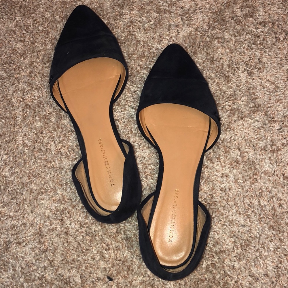 Navy ‘Naree’ TOMMY HILFIGER flats size 6
